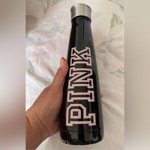Victoria Secret PINK Water Bottle NWOT Black Sip Swell Vacuum Insulated thermal